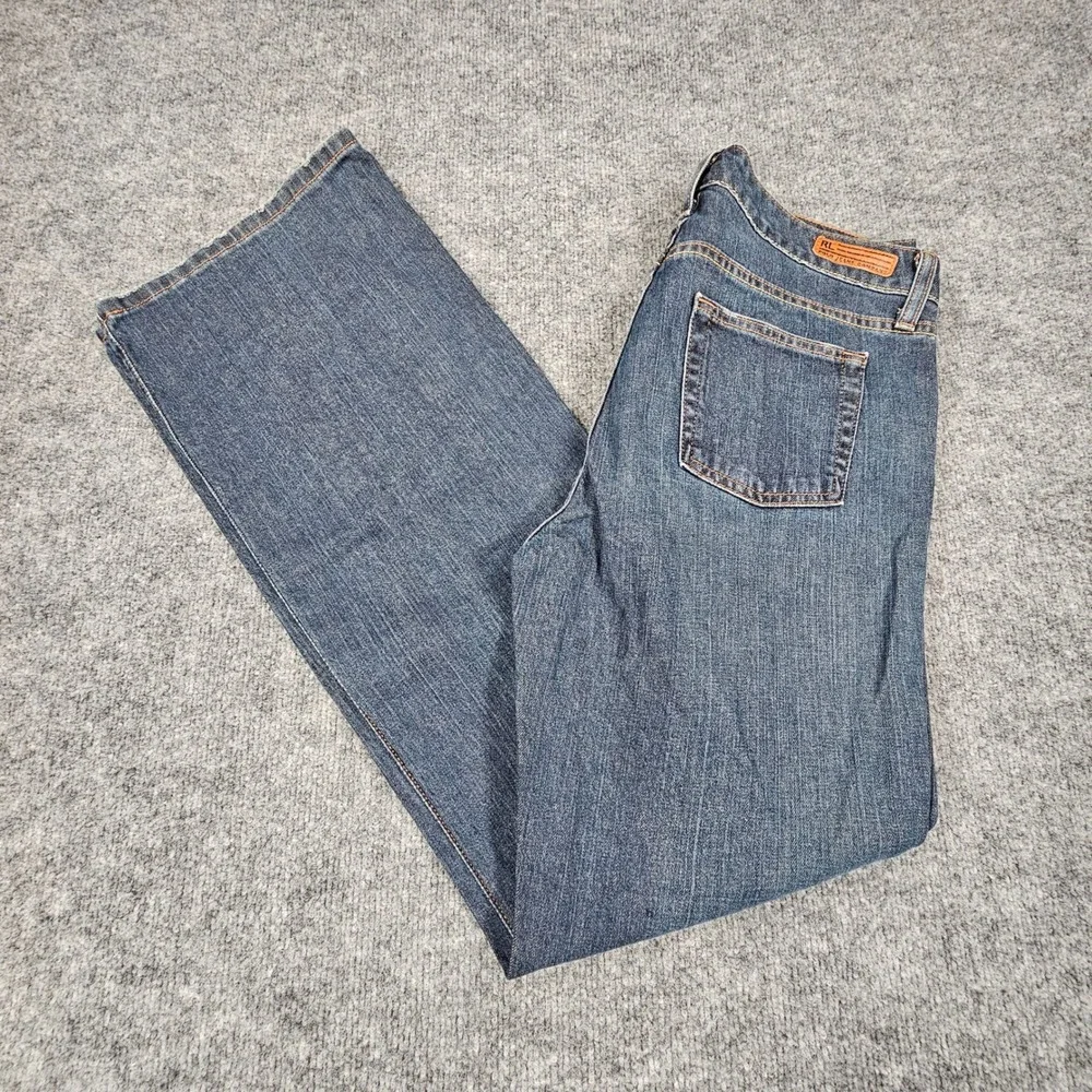 Lauren Jeans Co Ralph Lauren Stretch Kelly Bootcut Jeans Womens Size 10x32 Blue